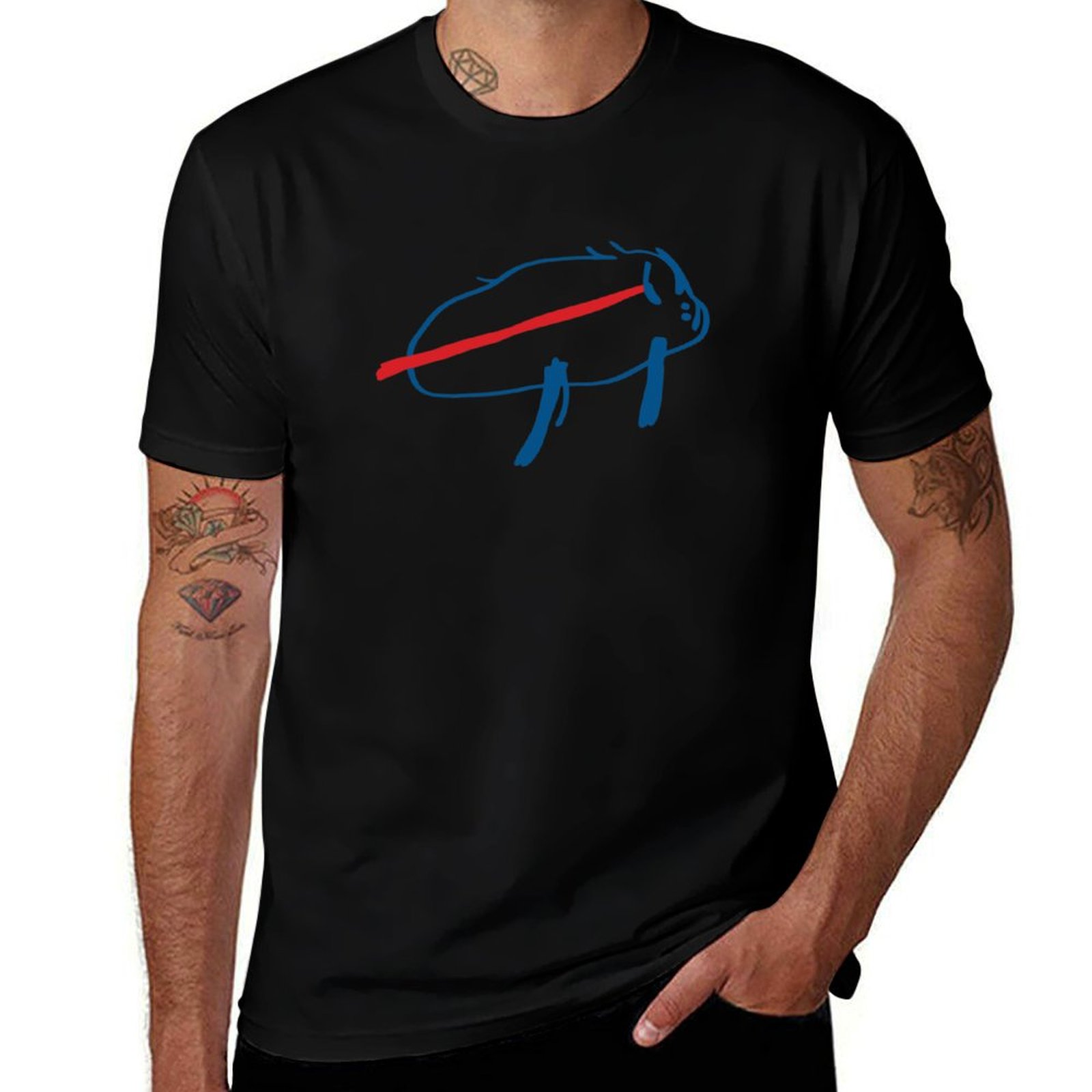 Anime Merchandise T Shirt - Meilleure vente Josh Allen pomme de