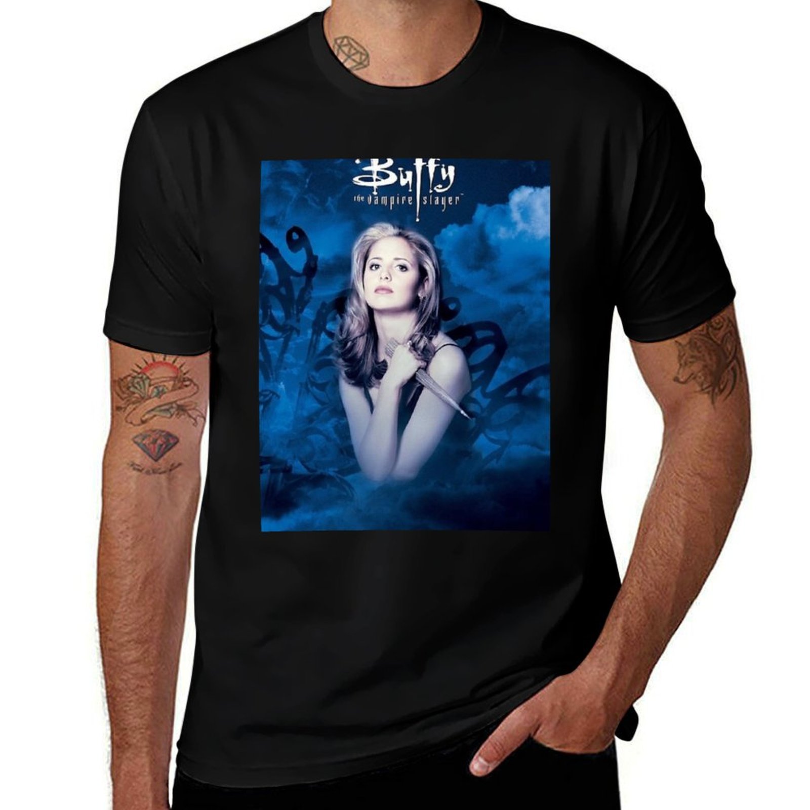 Anime Merchandise T Shirt - Buffy marchandise T-Shirt anime T-Shirt homme