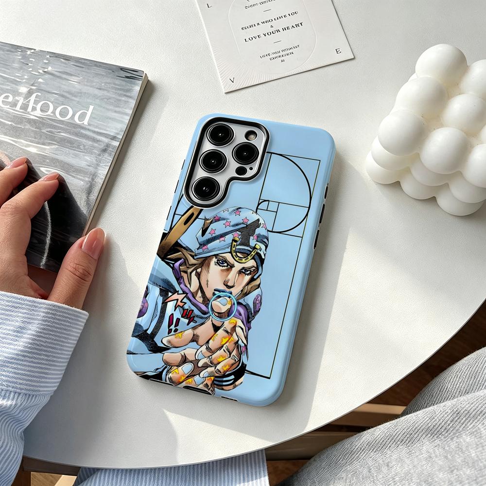 Phone Case Anime - Coque de téléphone Anime J-JOJO Steel