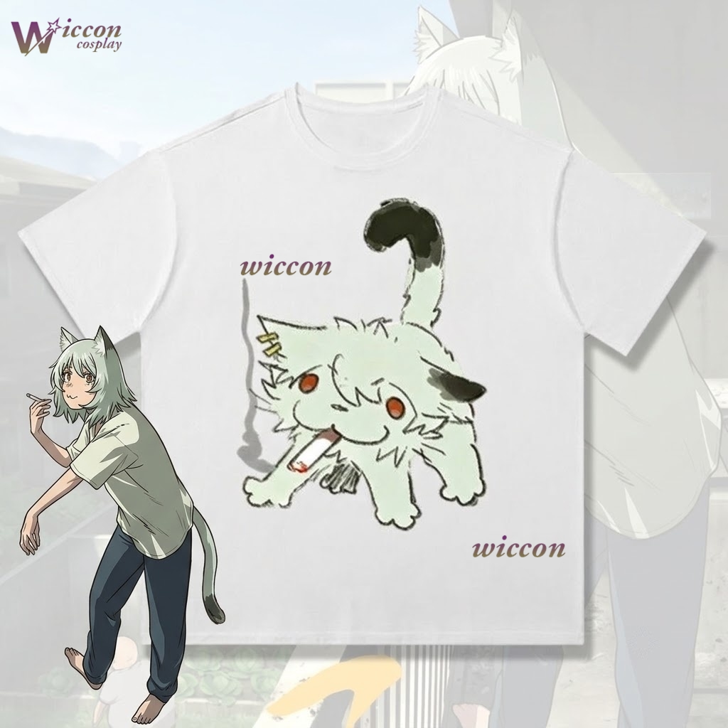 YesOk Chainsmoker Cat Yaniko S - Anime Merchandise T Shirt avis et prix